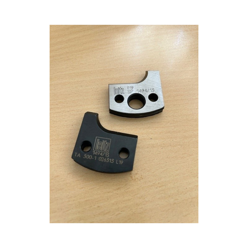 1 Paar Profilmesser mit Abweiskeilen für Tischfräseinrichtung Emco REX 2000